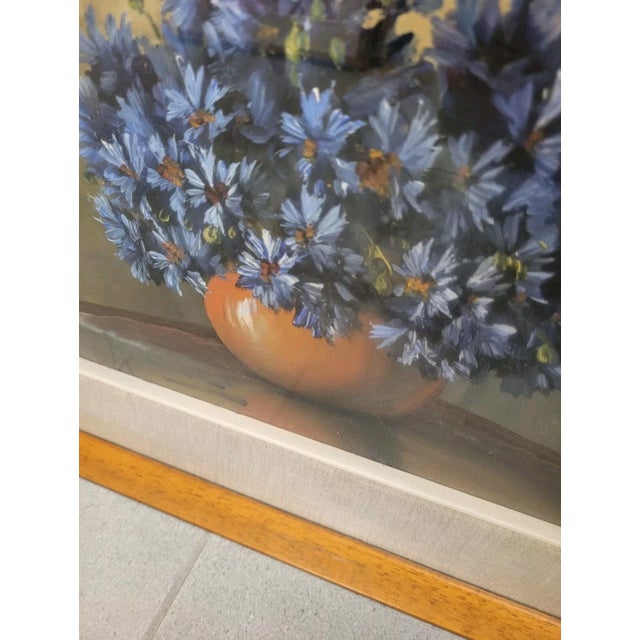 Mario Salimbeni, Flowers, 1920s-1940s, Oil on Canvas, Framed For Sale - Image 6 of 10