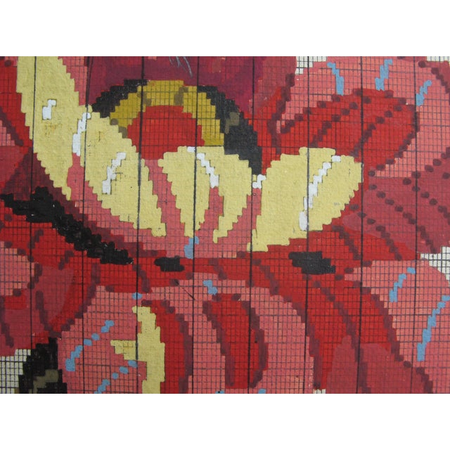 Paper Antique French Country Textile Design For Sale - Image 7 of 7