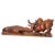 Wood Crocodile and a Bull Fighting Sculpture, France, 1930s For Sale - Image 10 of 10