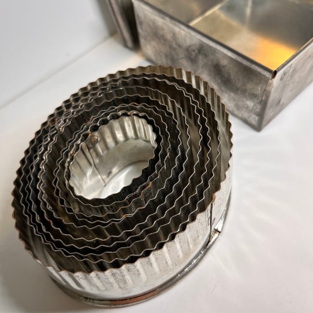 Mid-Century Modern Vintage French Canape Mold Set/10 For Sale - Image 3 of 8