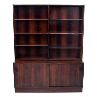 Danish Teak Bookcase, 1960s For Sale