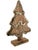 Art Deco Vintage Table Top Wood Carved Christmas Tree. Solid Wood. 15 In Tall X 10In Wide For Sale - Image 3 of 10