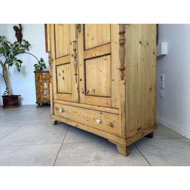 Gründerzeit Farmhouse Cupboard in Softwood For Sale - Image 11 of 17