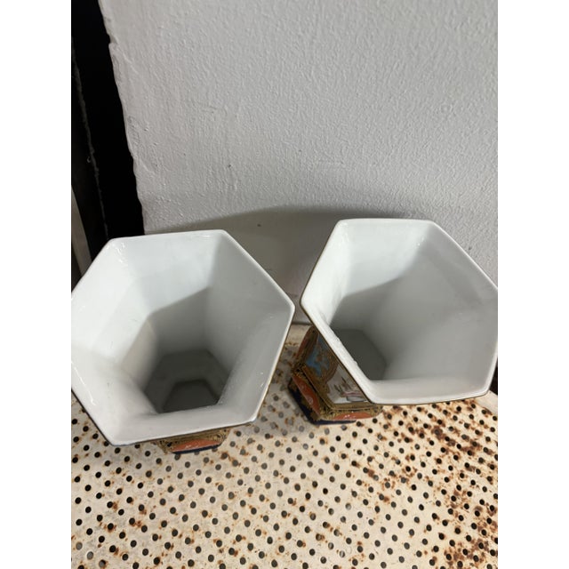 Blue Italian Vases, 1950s, Set of 2 For Sale - Image 8 of 9