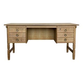 Mid-Century Modern Oak Writing Desk by Henning Kjærnulf, 1960s For Sale