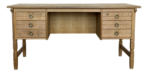 Mid-Century Modern Oak Writing Desk by Henning Kjærnulf, 1960s
