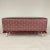 Unique Modern Moroccan Ottoman or Foot Stool, rendered in Burgundy Wine colored leather embossed with a moroccan print in...