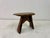 Mid-Century Rustic Wooden Slab Stool, 1960s For Sale - Image 3 of 14