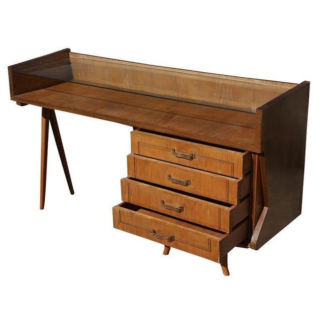 Mid-Century Modern Modern Italian Wooden Display Cabinet For Sale - Image 3 of 8