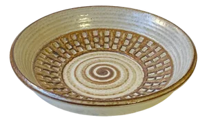 Stoneware Bowl in Coffee Glaze by Joseph Simon for Søholm, 1960s