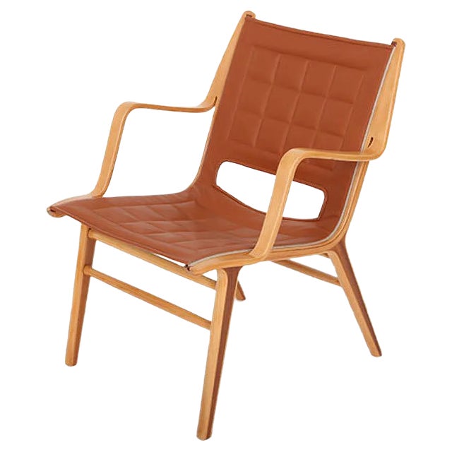 Model AX 6060 Club Chair by Peter Hvidt & Orla Mølgaard-Nielsen for Fritz Hansen, 1950s For Sale