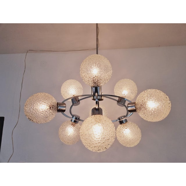1970s Large Mid-Century Galaxy Sputnik Chandelier, Germany, 1970s For Sale - Image 5 of 16