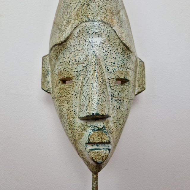 Vintage 20th Century West African Mask, 1950s For Sale - Image 4 of 10