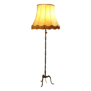Large Old World Brass Lamp, Germany, 1950s For Sale