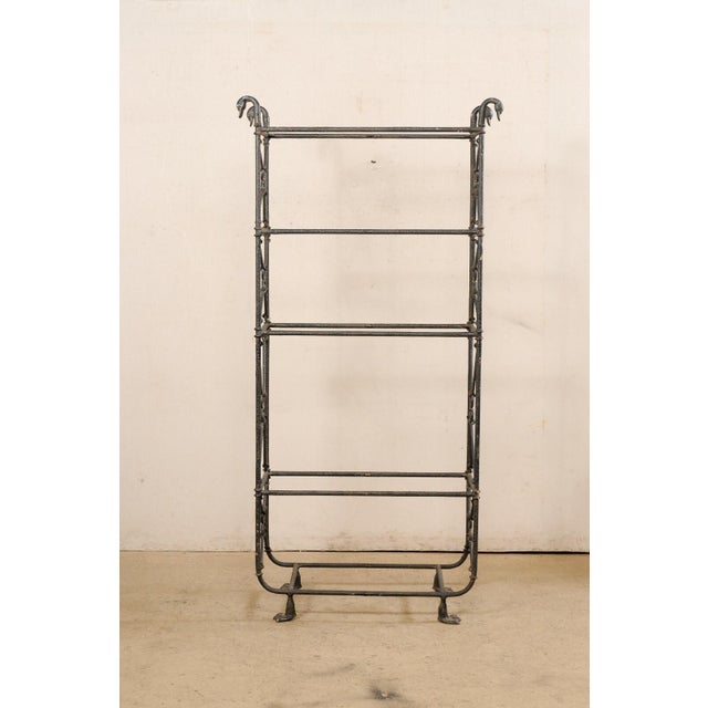 Mid 20th Century French Giacometti Style Tall Étagère For Sale - Image 11 of 11