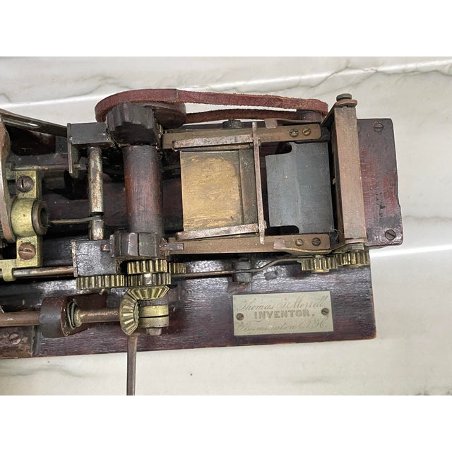 1862 Documented Patent Model for Book Pages For Sale - Image 10 of 12