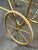 20th Century Rolling Table Trolley in Brass and Glass For Sale - Image 5 of 11