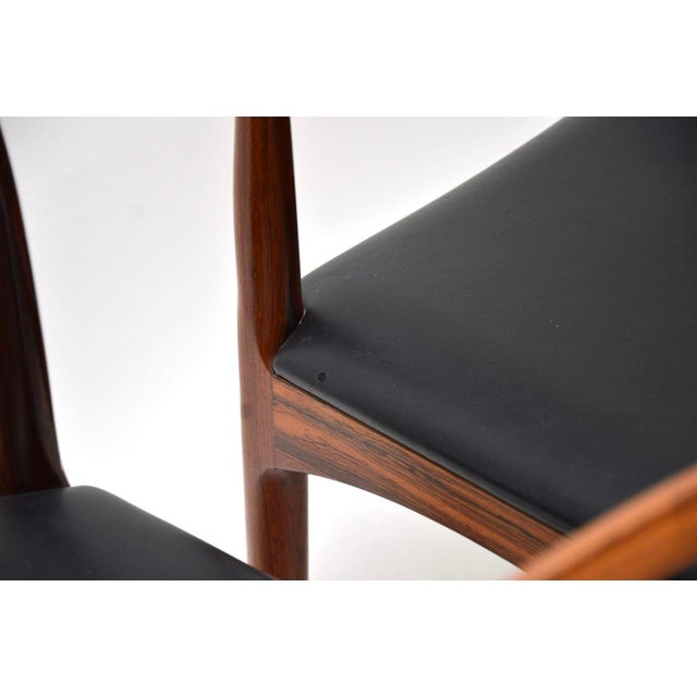 Danish Model 94 Dining Chairs by Johannes Andersen for Christian Linneberg, 1960, Set of 6 For Sale - Image 11 of 13