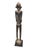 Wood Vintage Life Size African Senufo Tyepka Standing Maternity Figure 60" H Côte d'Ivoire W/Stand For Sale - Image 7 of 7