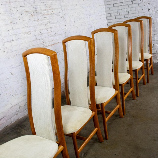 Late 20th Century Scandinavian Modern Teak Dining Chairs by Skovby Furniture Set of 6 For Sale - Image 12 of 18