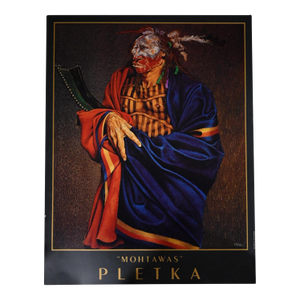1990s “Mohtawas” by Pletka – Native American Warrior Poster