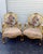 Vintage Grand Living Room Gilded French Rococo Sofa & Armchairs Floral Upholster Set For Sale - Image 4 of 4