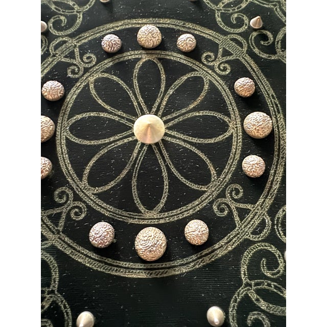 Italian Studded Fabric Swatch No 13 Ramponi, Como Italy Winter 2026-2027 Collection 7" x 7" Grommet in one corner The...