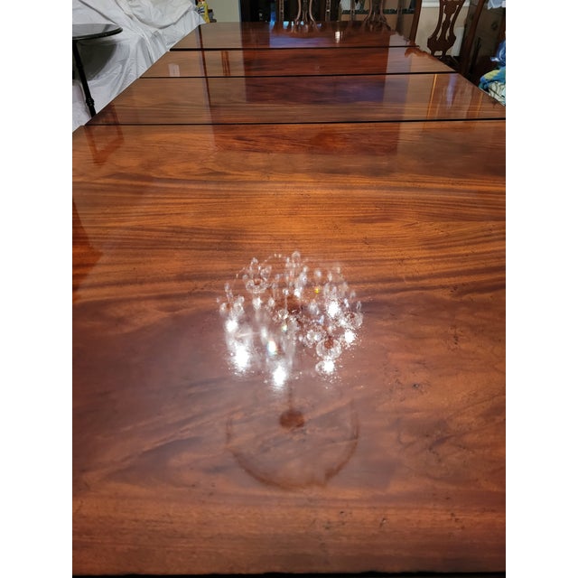 Maitland Smith Mahogany Double Pedestal Dining Table For Sale - Image 9 of 15