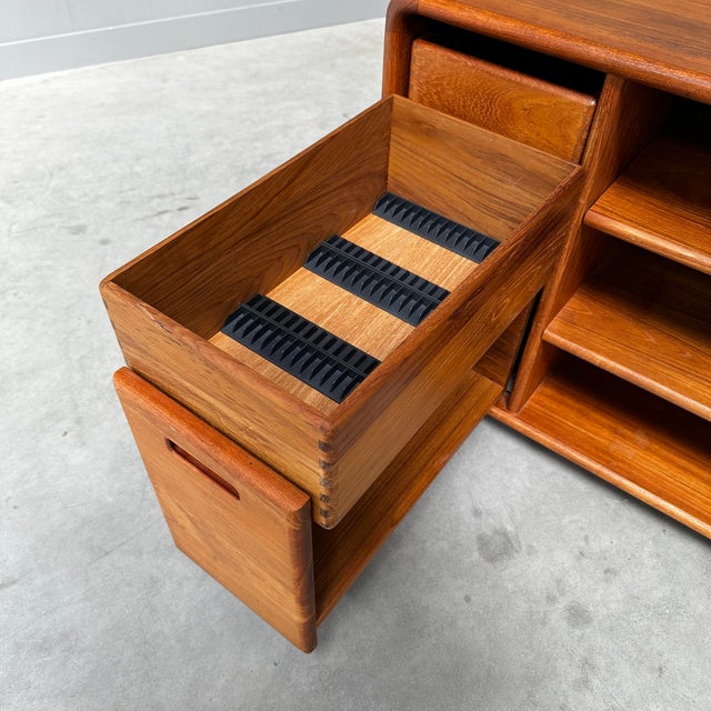 Vintage Danish Hifi Rack in Teak from Salin Nyborg, 1960s For Sale - Image 11 of 15
