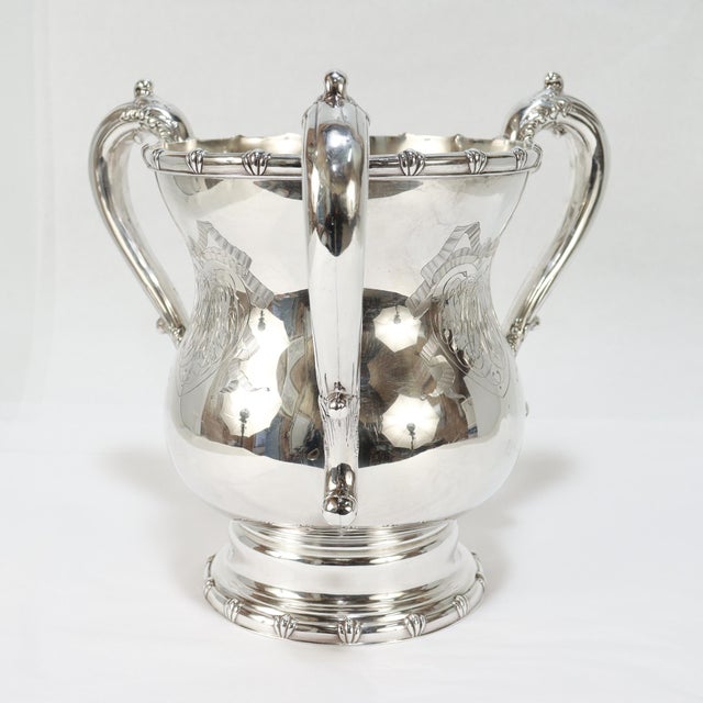 American Large Antique American Sterling Silver Tyg / Loving Cup by Howard & Co. For Sale - Image 3 of 10