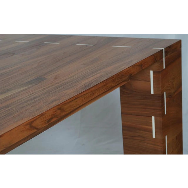 Modern Rosewood Dining Table With Inlay For Sale - Image 11 of 13