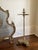 French Mid 19th Century French Solid Brass Fireplace Screen and Tool Set For Sale - Image 3 of 9