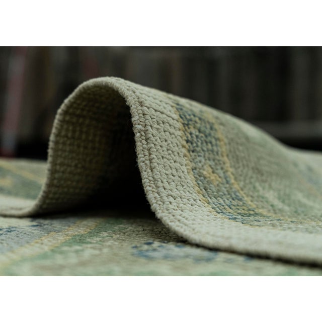 Textile Turkish Oushak Rug 2'10" x 12'7" #19169 For Sale - Image 7 of 8