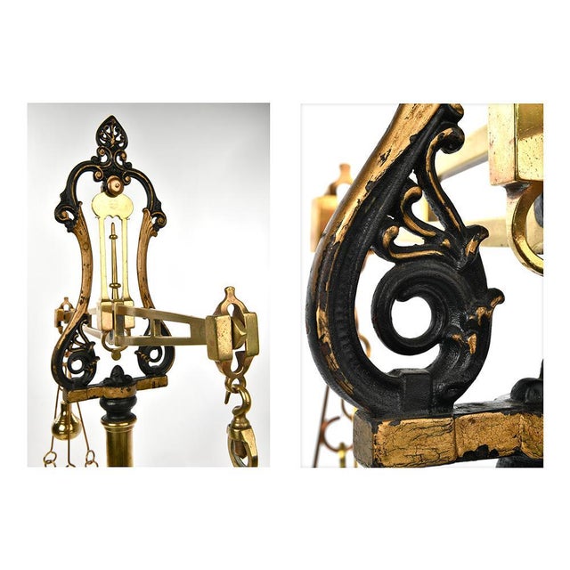 Hunt & Co English Brass Scale, 1920s For Sale - Image 4 of 6