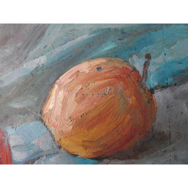 Impressionist Oil Painting Apples Mishurovsky v. V. For Sale - Image 3 of 9