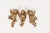 Mid-Century Set of 3 French Gold Leaf Cherub Wall Hangings For Sale - Image 9 of 15