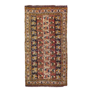 Antique Qashqai Rug 3'7'' x 7'1'' For Sale