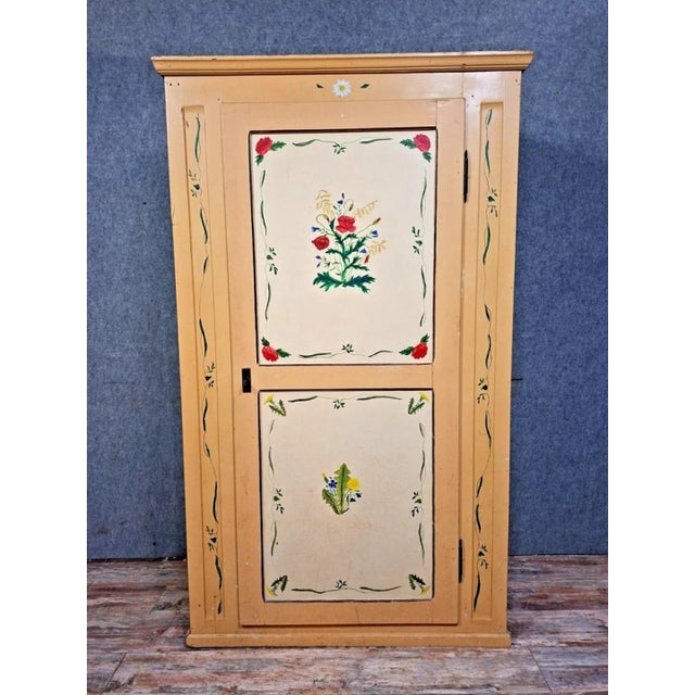 Traditional Folk Cabinet in Wood For Sale - Image 11 of 11