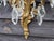 Vintage Louis XV Romantic French Bronze Wall Sconces Crystal Lighting, 1950s, Set of 2 For Sale - Image 9 of 10