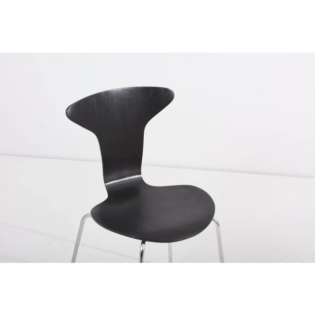 Mosquito Munkegård Dining Chairs by Arne Jacobsen for Fritz Hansen, Denmark, 1950s, Set of 3 For Sale - Image 10 of 15