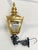 2000 - 2009 Traditional Brass Wall Lantern with Ornate Cast Iron Bracket For Sale - Image 5 of 15