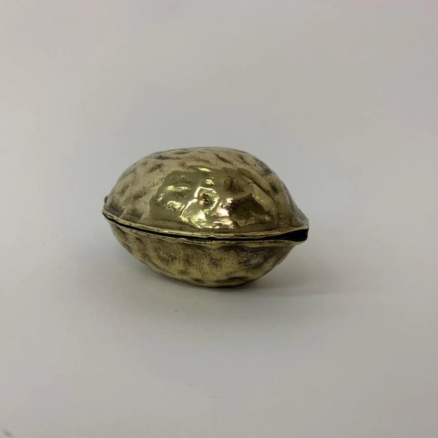 Brass Walnut Shaped Nutcracker, 1970s For Sale - Image 9 of 11