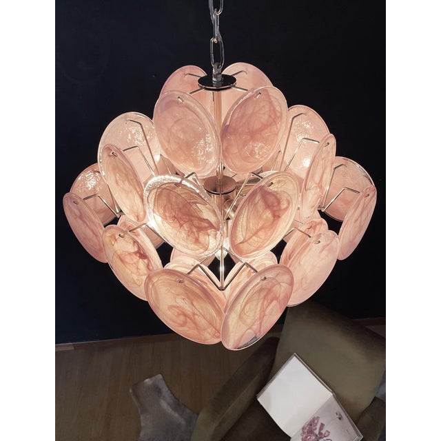 Vintage Italian Murano Chandelier, 1970s For Sale - Image 6 of 18