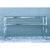 Silver Vintage Chrome and Glass Console Table For Sale - Image 8 of 12