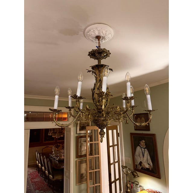 Mid 19th Century French Chandelier Circa 1840 For Sale - Image 5 of 10