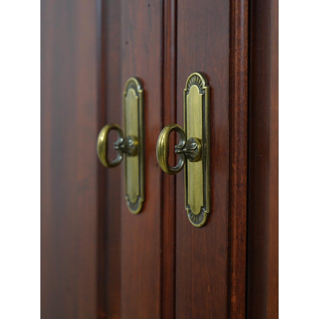 Durham Cherry Armoire Chifferobe Tv Unit For Sale - Image 13 of 18