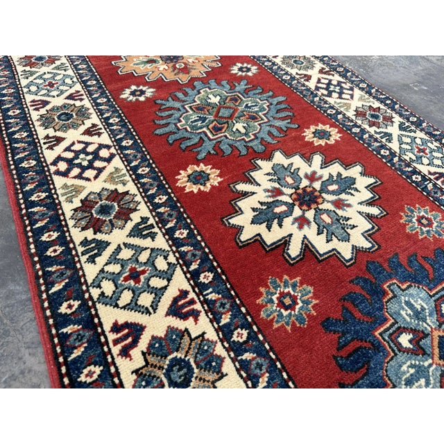 Handmade Afghan Oushak Runner Rug, Turkish Style For Sale - Image 9 of 9