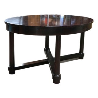 Barbara Barry for Baker Art Deco Extension Dining Table With 2 Leaves For Sale