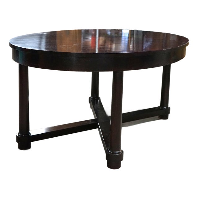 Barbara Barry for Baker Art Deco Extension Dining Table With 2 Leaves For Sale