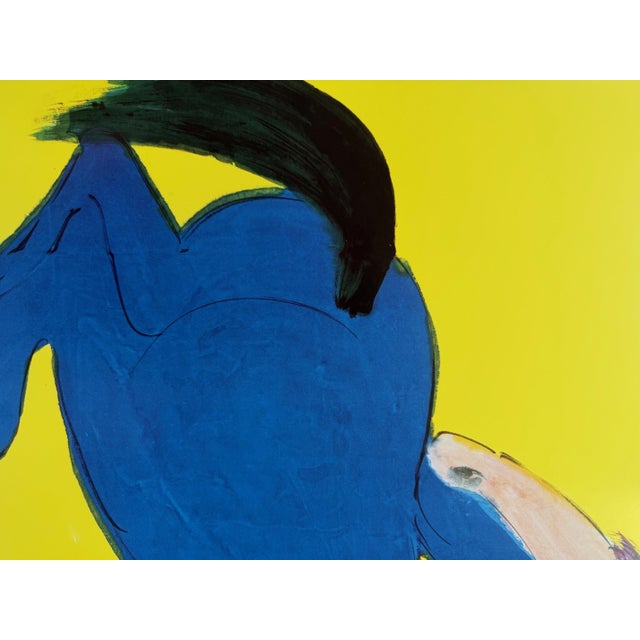 Paper Walasse Ting, Blue Horse, Print For Sale - Image 7 of 9